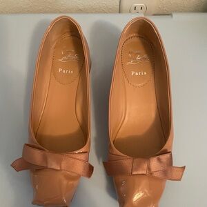 Christian Louboutin Mamaflirt Patent Ballerina Pumps